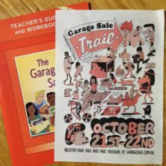The Garage Sale book and the Garage Sale Trail flyer
