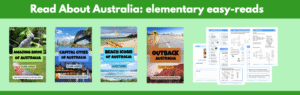 Covers of Read about Australia books
