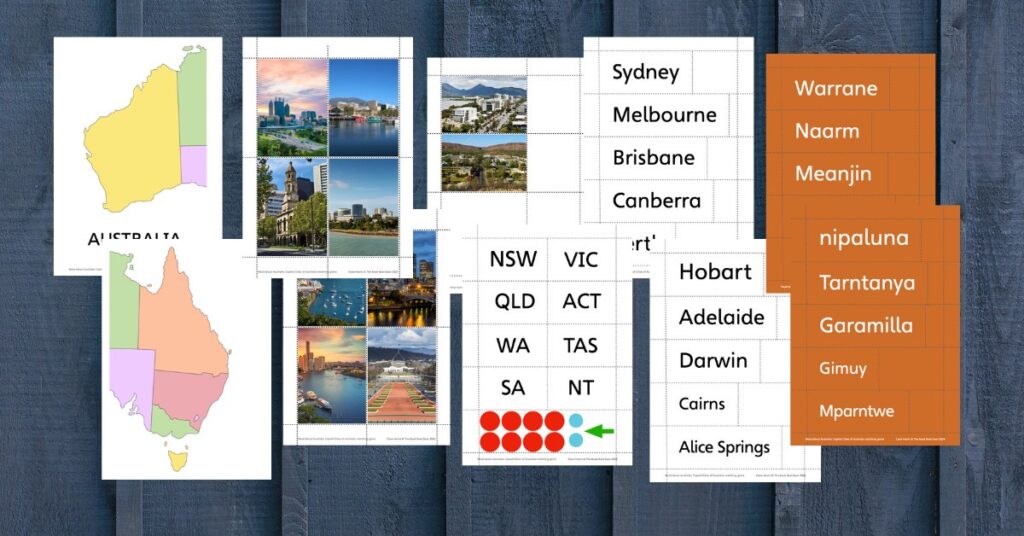 Activity for Capital Cities book