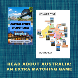 Matching activity for new Read about Australia book